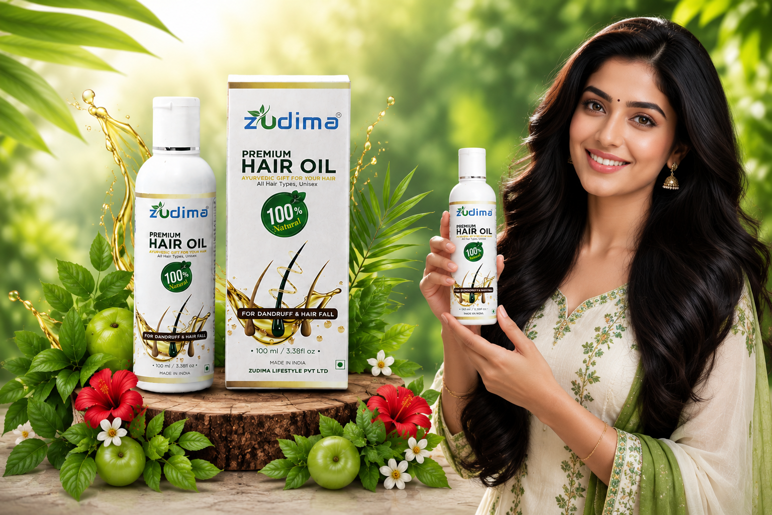 ZUDIMA Premium Hair Oil view 3